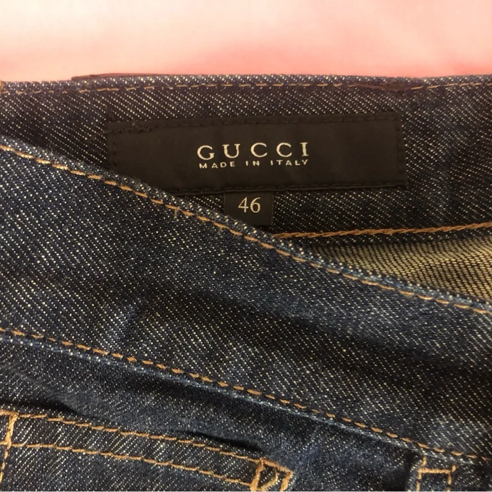 Gucci Men's Straight Jeans - Blue